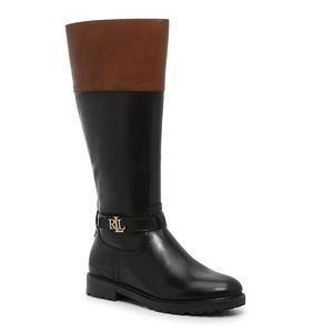 Ralph Lauren Everly Riding Boot- Wide Calf